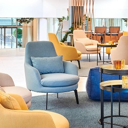 Durable Lounge Chair for High Traffic Hospitality Space