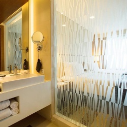 Etched Glass for Hotel Projects
