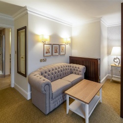 Fabric Chesterfield Sofa for Hotel Guest Suite