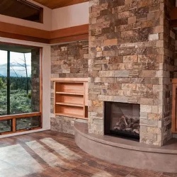 Fireplace cultural slate stone veneer