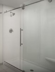 Frameless Glass Shower Door in Staybridge Suites
