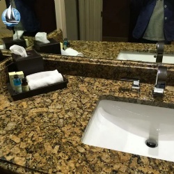 Giallo Fiorito Granite Countertop for Bathroom
