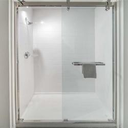 Glass Shower Door in LaQuinta Inn and Suites