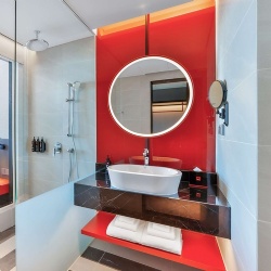 Glass and mirror for Radisson RED hotel