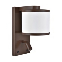 Headboard sconce with reading light