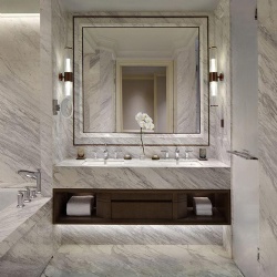 Hospitality Stone Countertops for Hotel Bathroom Vanities