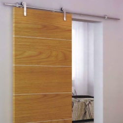 Hotel Barn Doors with Noise Dampening