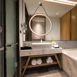Hotel Bathroom Vanities and Mirror for Crowne Plaza