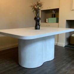 Infinity Solid Concrete Dining Table