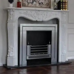 Interior marble fireplace mantel exporter in China