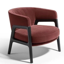 Luxurious Villa Lobby Hotel Project Hotel Lobby Fabric Single Sofa Chair Sets Modern Villa Lounge Hotel Sofa Armchair Sets
