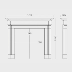 Marble Fireplace Mantel Capital Fireplaces