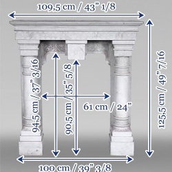 Marble Fireplace Mantel Proportion Guide