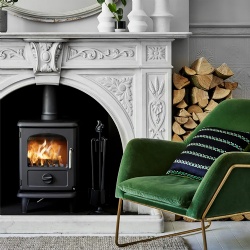 Marble Fireplace Mantel to Create Feature Wall