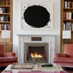 Marble Fireplace for Boutique Hotel in Miami