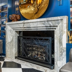 Marble fireplace for Grand Lodge renovation