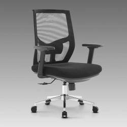 Mid back office working swivel desk chair