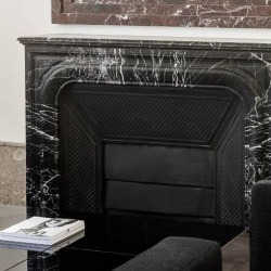 Modern Fireplaces and Mantels by The Davani Group