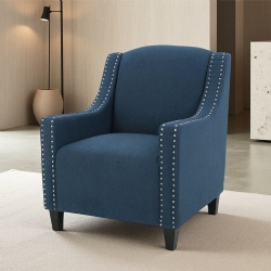 Modern Luxury Fabric Dining & Living Room Lounge Chair Designer Leisure Furniture for Home Bedroom or Apartment Use