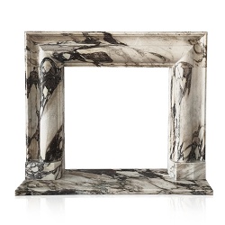 Modern Marble Fireplace Surround Calacatta Viola