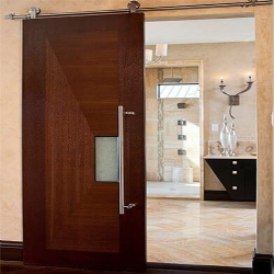 Modern Wooden Barn Doors for Contemporary Hospitality Interiors