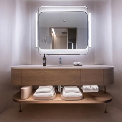Oak Veneer Bathroom Vanity