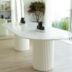 Oval Marble Dining Table