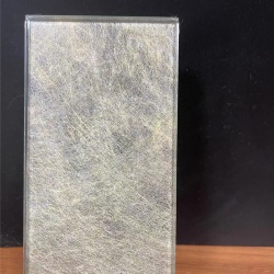 Paper texture laminated glass for architectural panel and door
