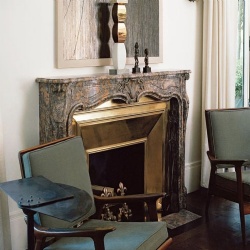 Paris design fireplace mantel inspiration