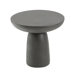 Round Concrete Side Table