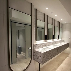 Seamless Terrazzo Vanity Top for Commercial Bathroom