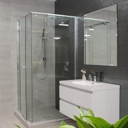 Semi Frameless Shower Screens