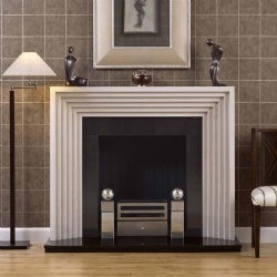 Stepstone Marble Fireplace Surround