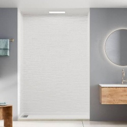 Stone Texture SMC Shower Wall Panels for Hotels