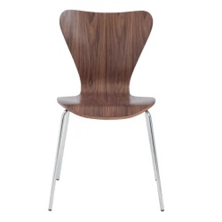 Super 8 guestroom activity chair American Walnut finish