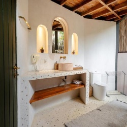 Sustainable Terrazzo Vanity Top for Green Building Projects