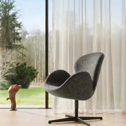 Swan chair for hospitality and commercial space