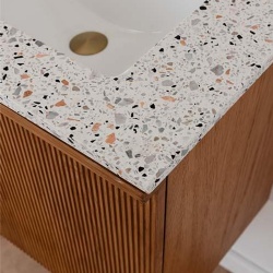 Terrazzo Vanity Top Specification Sheet for Interior Architects