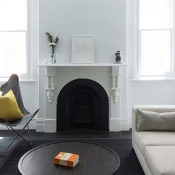 The classic traditional styled fireplace is a timeless feature in any room