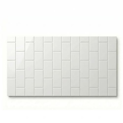 Vertical Brick 3 x 6 Cultured Marble Shower Panel