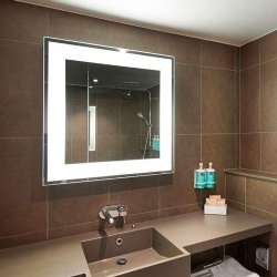 Waterproof LED Vanity Mirror for Hotel Bathroom Renovation