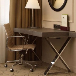 Writing desk and ergonomic chair dressor mirror in Doubletree by Hilton