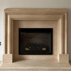 architectural natural stone fireplace surround design