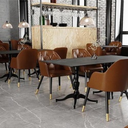 aux leather dining chair commercial grade