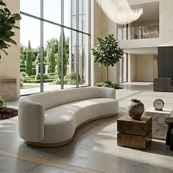 bespoke designer sofa for hotel fit out
