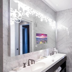 custom etched vanity mirror