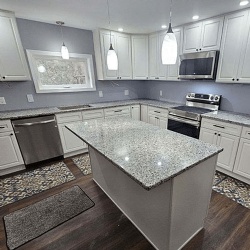 custom island countertops for hospitality interiors