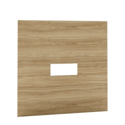 custom wood TV panel for hotel guestrooms