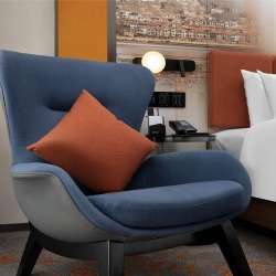customizable hotel lounge chair for guest room