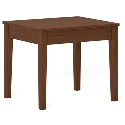 end table with solid wood legs